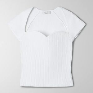 Babaton Sculpt Knit Sweetheart T-shirt